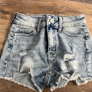 Light denim Jean shorts